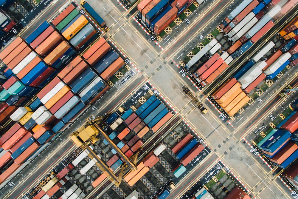 Port operations and container shipping